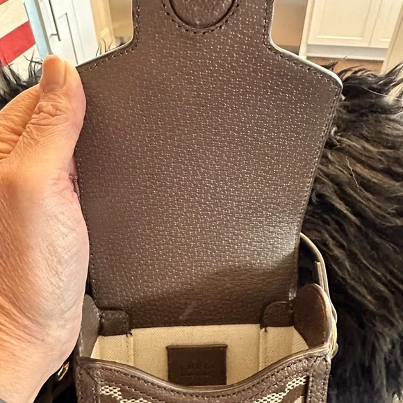 Gucci Horsebit 1955 Jumbo GG mini bag in Perfect Condition - Picture 8 of 9